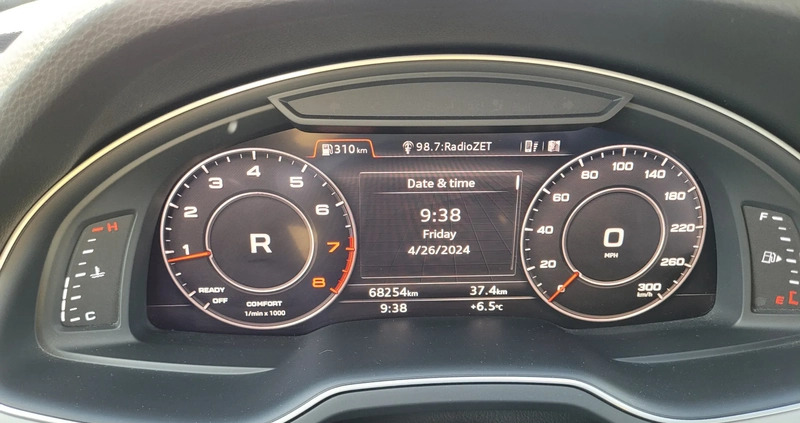 Audi Q7 cena 156000 przebieg: 68254, rok produkcji 2018 z Rogoźno małe 172